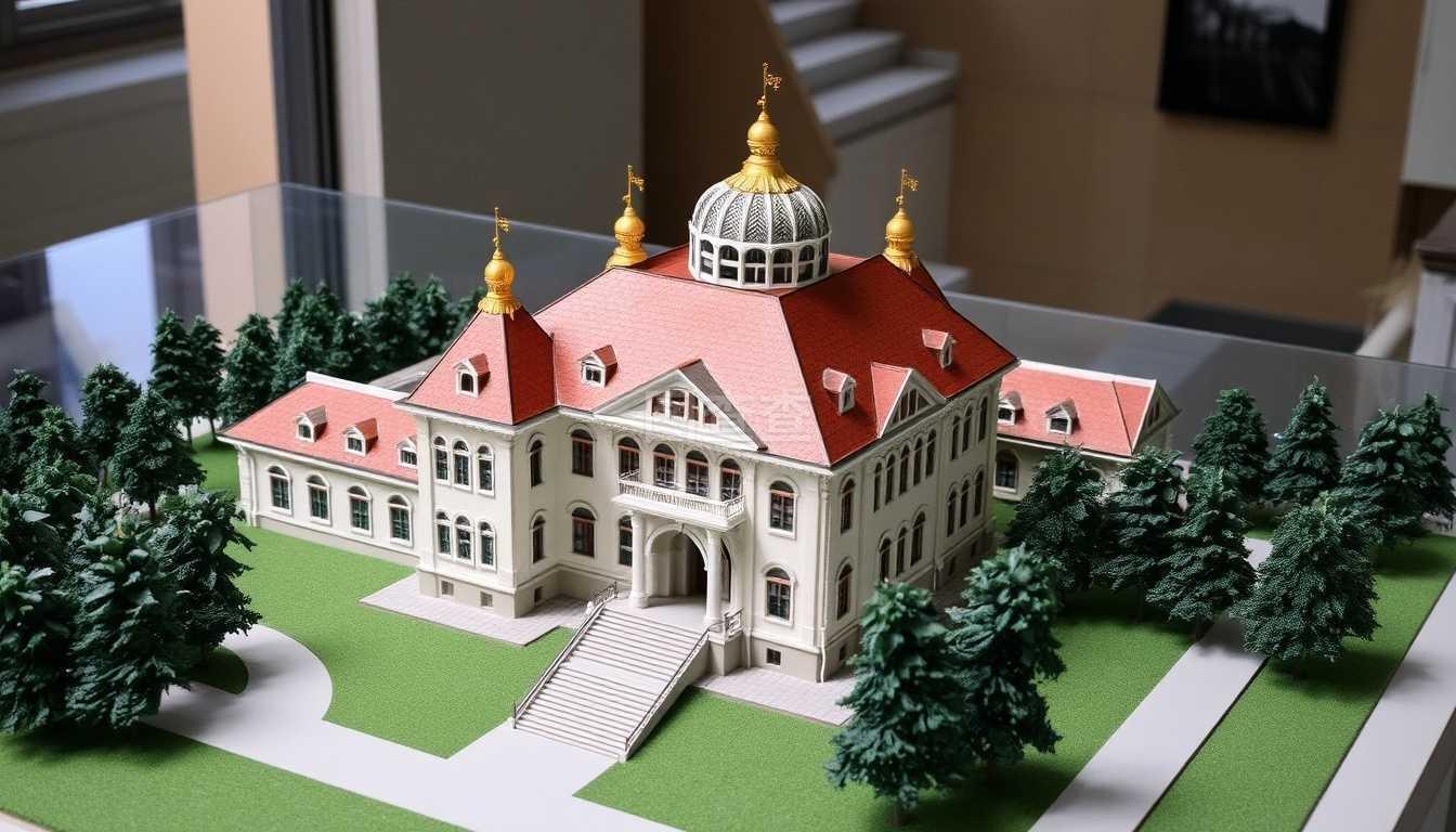 俄罗斯国家建筑整体设计模型 以莫斯科建筑模型为例