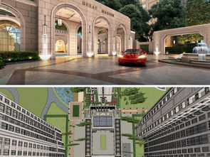 精品新古典高层建筑SU模型与高清效果图设计资源解析