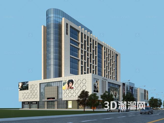 现代 商业楼 商业综合楼3d模型